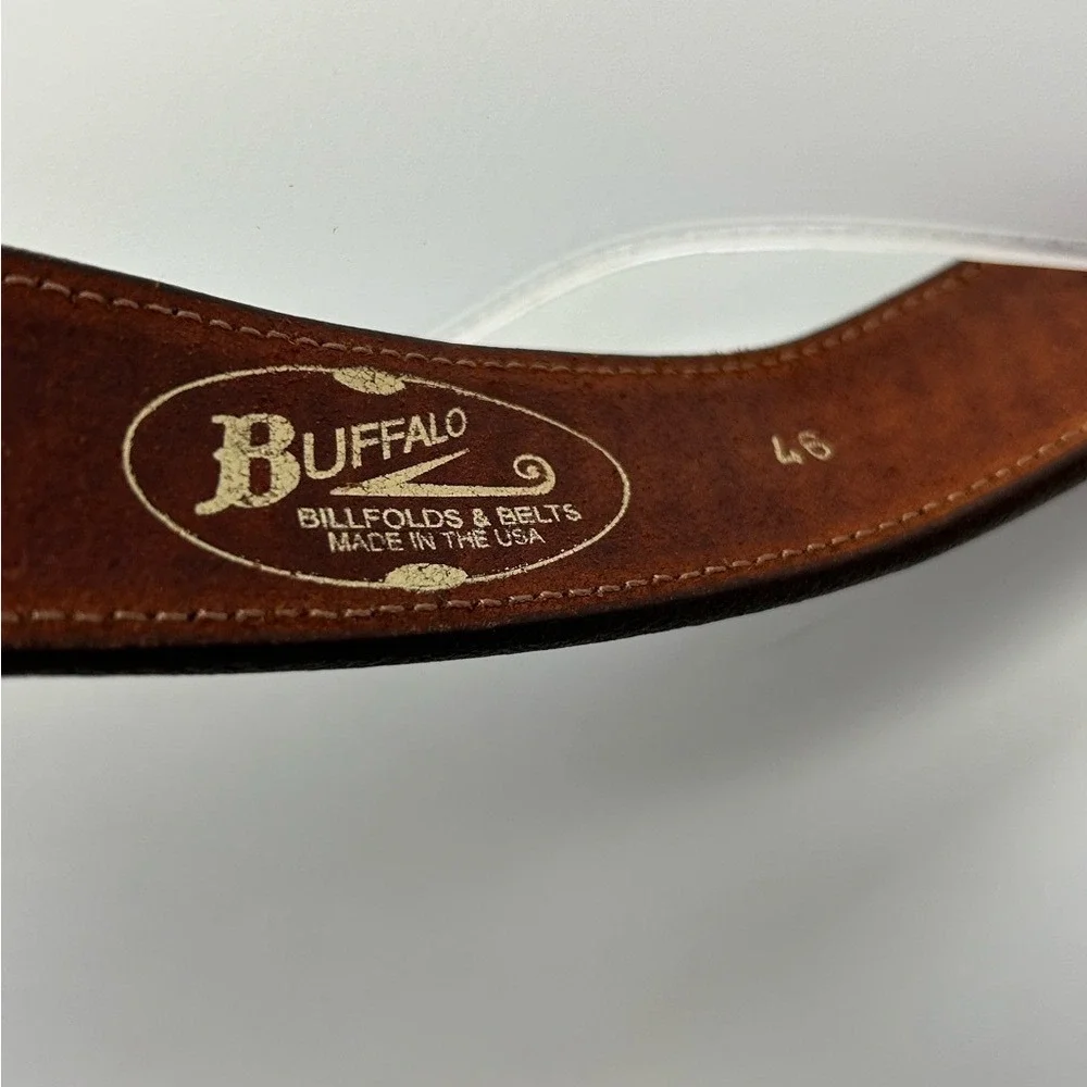 Buffalo Brown Leather Belt 46‎